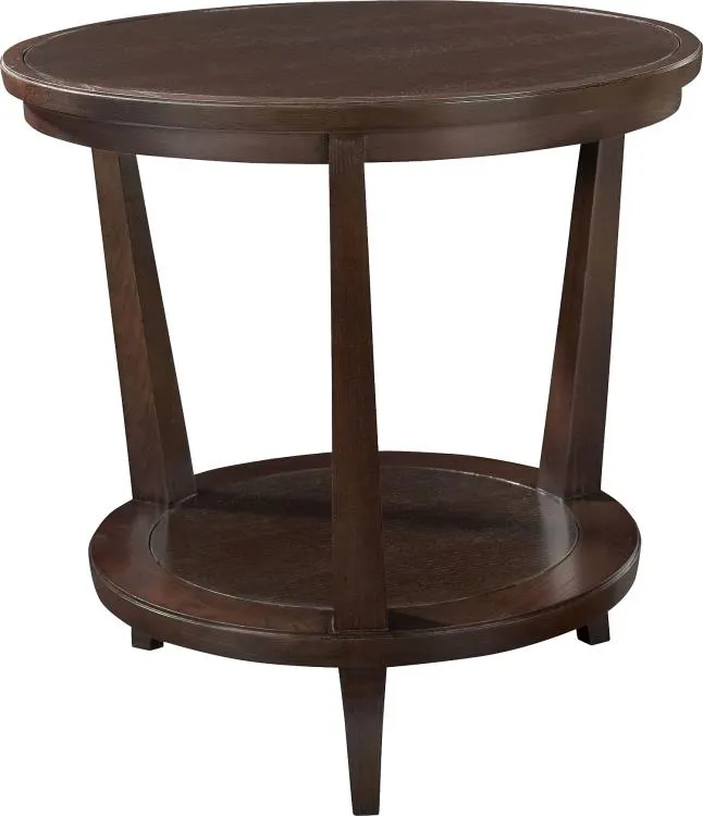 Hickory Chair HC186-71 The Rye Round Side Table Mahogany Hickory Chair HC186-71 The Rye Round Side Table Mahogany