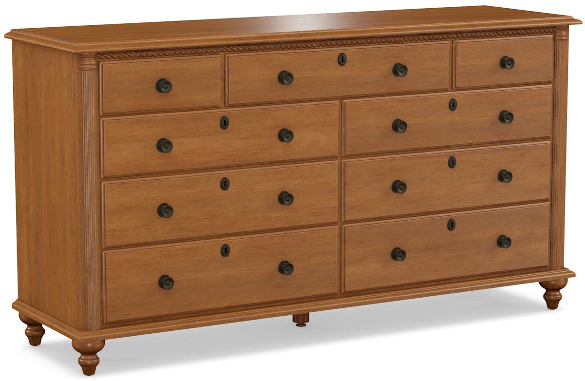 Durham 980-173 Savile Row Triple Dresser Durham 980-173 Savile Row Triple Dresser