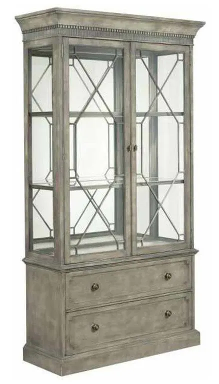 American Drew 654-830R Savona Larsson Display Cabinet Complete American Drew 654-830R Savona Larsson Display Cabinet Complete