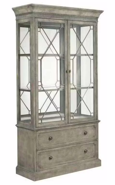 American Drew 654-830R Savona Larsson Display Cabinet Complete American Drew 654-830R Savona Larsson Display Cabinet Complete