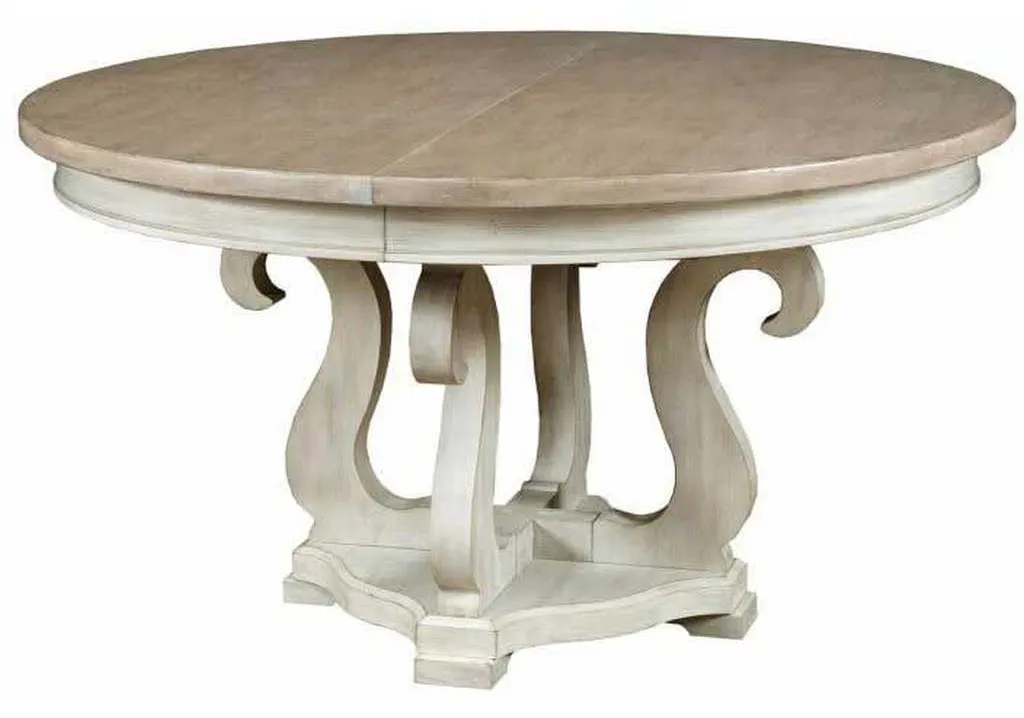 American Drew 750-701R Litchfield Sussex Round Dining Table Complete American Drew 750-701R Litchfield Sussex Round Dining Table Complete