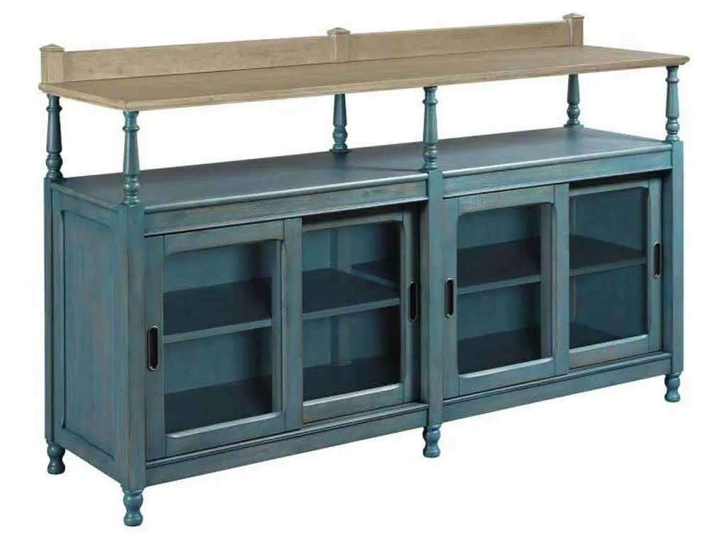 American Drew 750-858B Litchfield Dorset Credenza Blue American Drew 750-858B Litchfield Dorset Credenza Blue