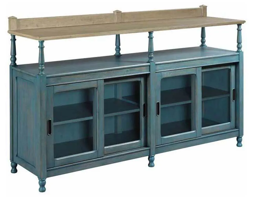 American Drew 750-858B Litchfield Dorset Credenza Blue American Drew 750-858B Litchfield Dorset Credenza Blue