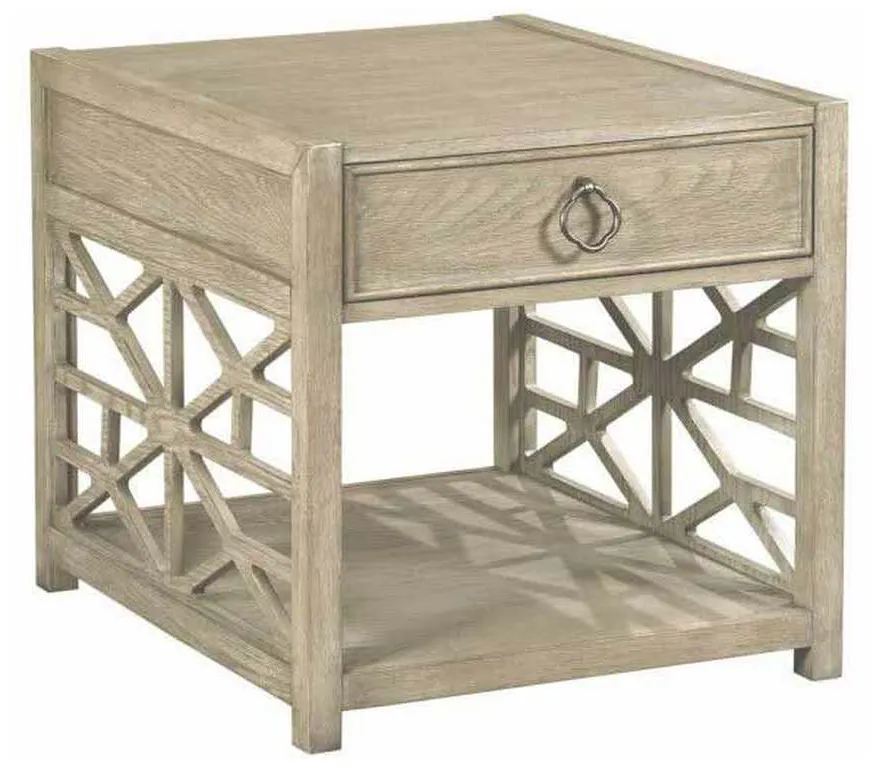 American Drew 803-915 Vista Biscayne Drawer End Table American Drew 803-915 Vista Biscayne Drawer End Table