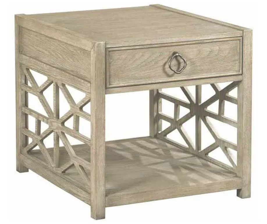 American Drew 803-915 Vista Biscayne Drawer End Table American Drew 803-915 Vista Biscayne Drawer End Table