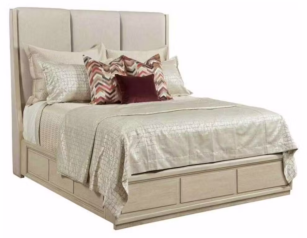 American Drew 923-313R Lenox Siena Queen Upholstered Bed Complete American Drew 923-313R Lenox Siena Queen Upholstered Bed Complete