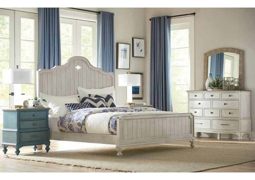 American Drew 750-420B Litchfield Moray Nightstand Blue American Drew 750-420B Litchfield Moray Nightstand Blue
