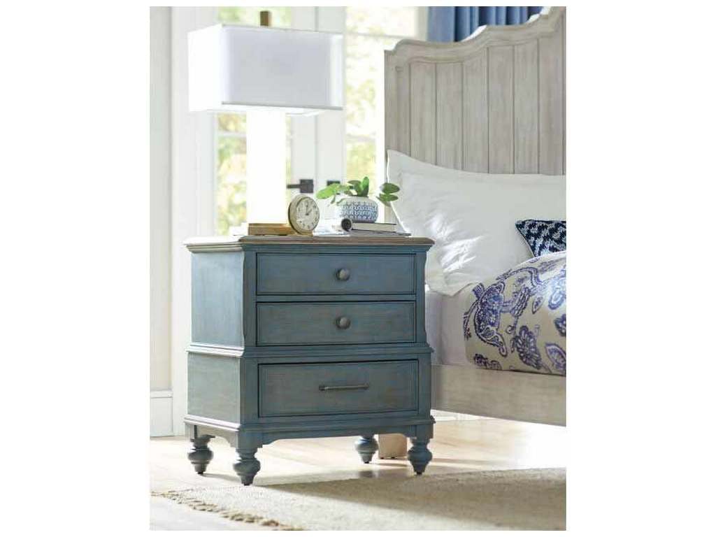 American Drew 750-420B Litchfield Moray Nightstand Blue