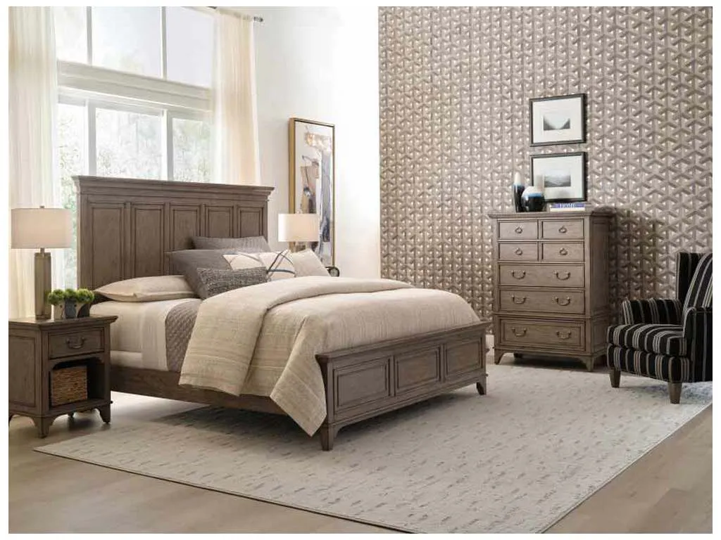 American Drew 151-304R Carmine Asher Queen Panel Bed American Drew 151-304R Carmine Asher Queen Panel Bed