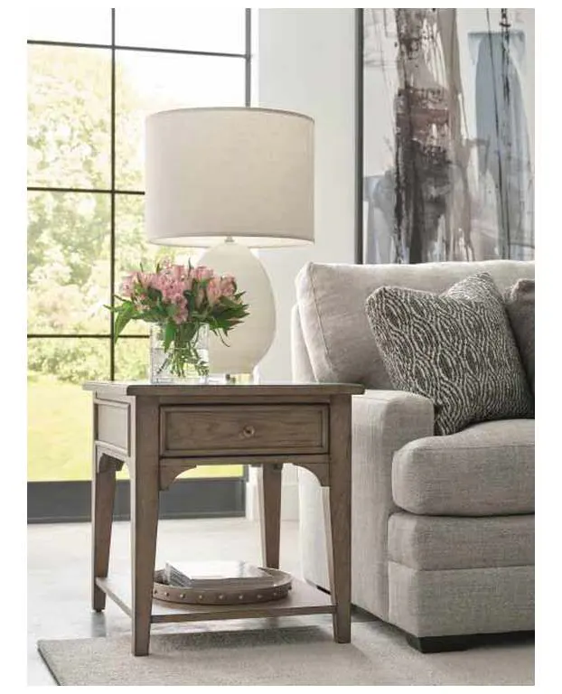 American Drew 151-915 Carmine Beatrix Drawer End Table American Drew 151-915 Carmine Beatrix Drawer End Table