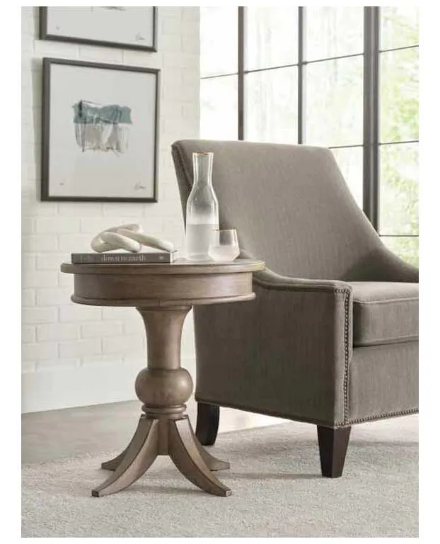 American Drew 151-916 Carmine Georgie Round End Table American Drew 151-916 Carmine Georgie Round End Table