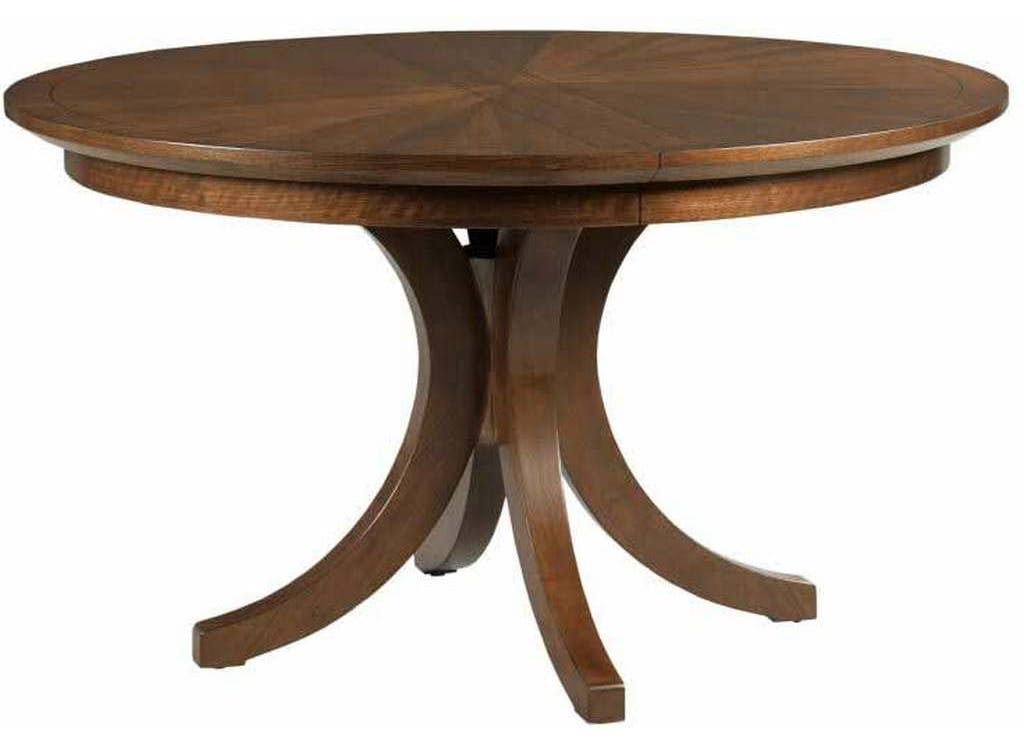 American Drew 929-701 Vantage Warner Round Dining Table Complete American Drew 929-701 Vantage Warner Round Dining Table Complete