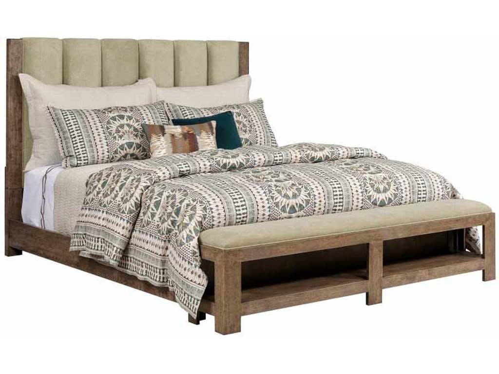 American Drew 010-337R Skyline Meadowood Uph Cal King Bed Complete