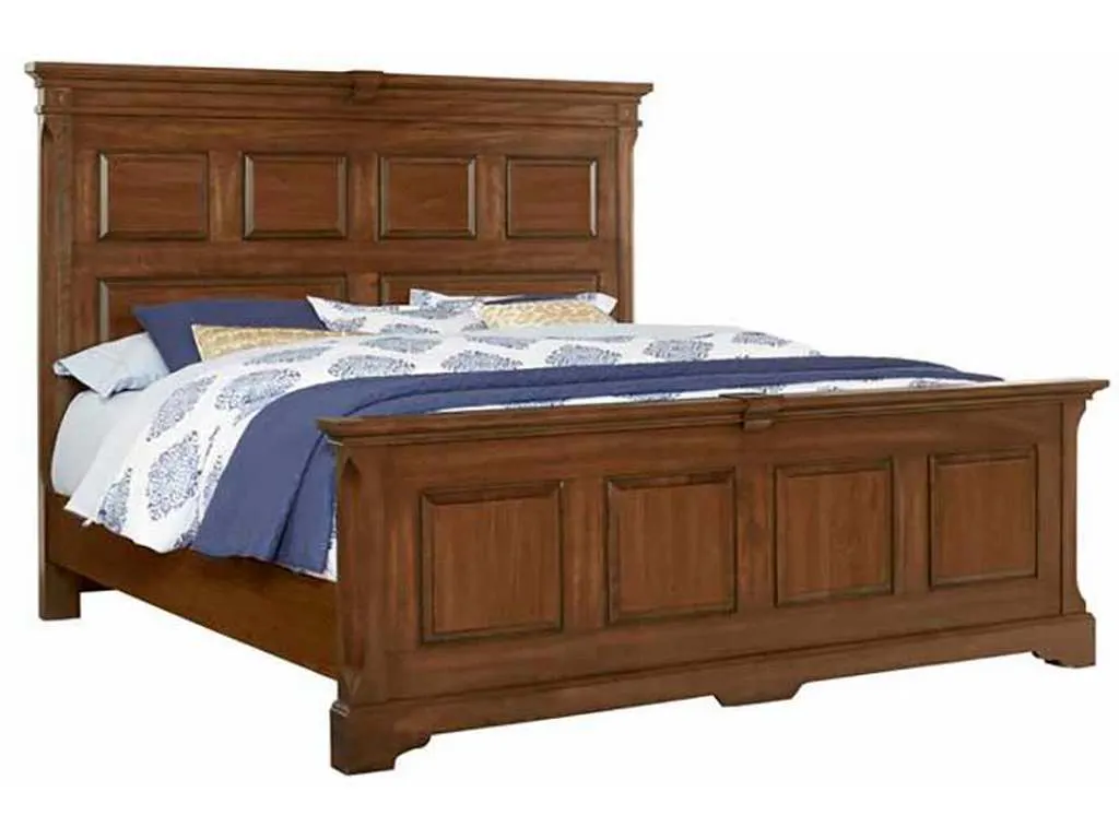 Artisan and Post 110-669-966-744-MS2 Heritage California King Mansion Bed Amish Cherry