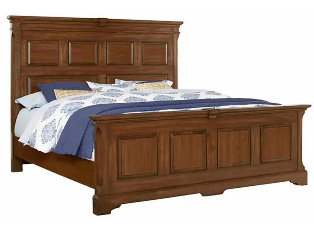 Artisan and Post 110-559-955-722 Heritage Queen Mansion Bed Amish Cherry Artisan and Post 110-559-955-722 Heritage Queen Mansion Bed Amish Cherry