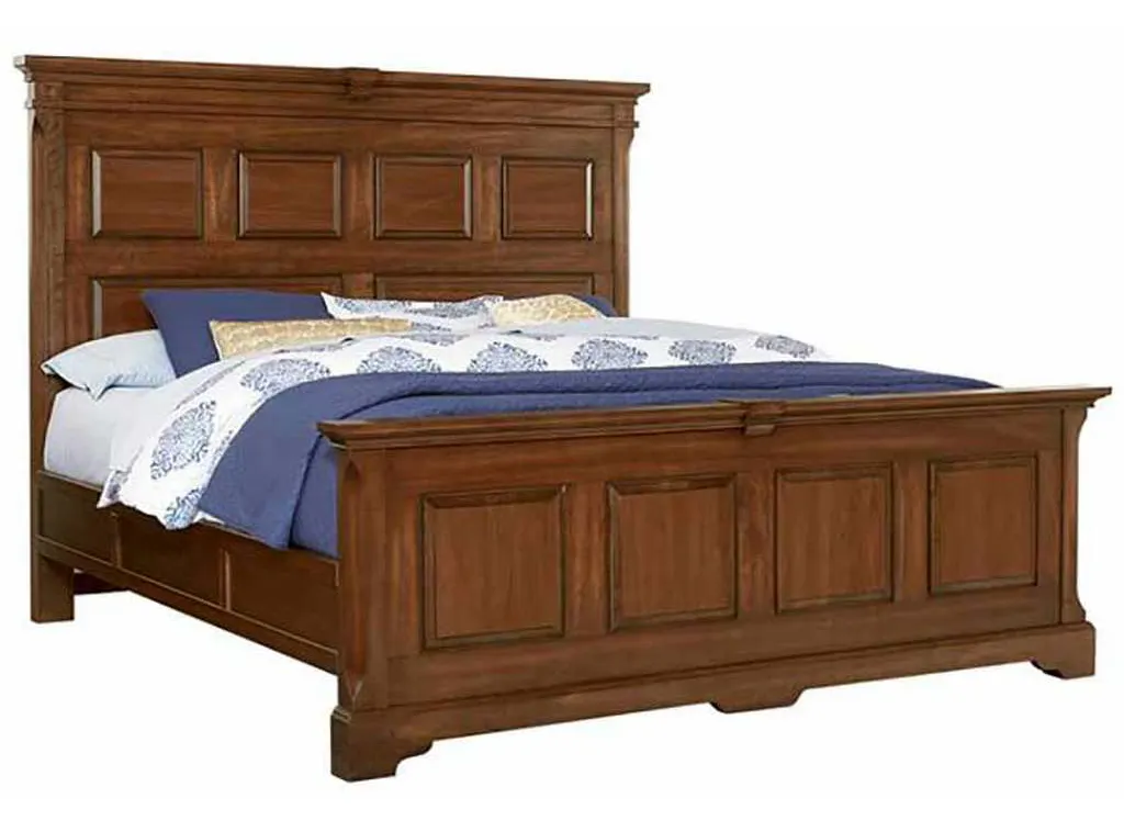 Artisan and Post 110-669-966-833-MS2 Heritage King Mansion Bed with Optional Decorative Side Rails Amish Cherry Artisan and Post 110-669-966-833-MS2 Heritage King Mansion Bed with Optional Decorative Side Rails Amish Cherry