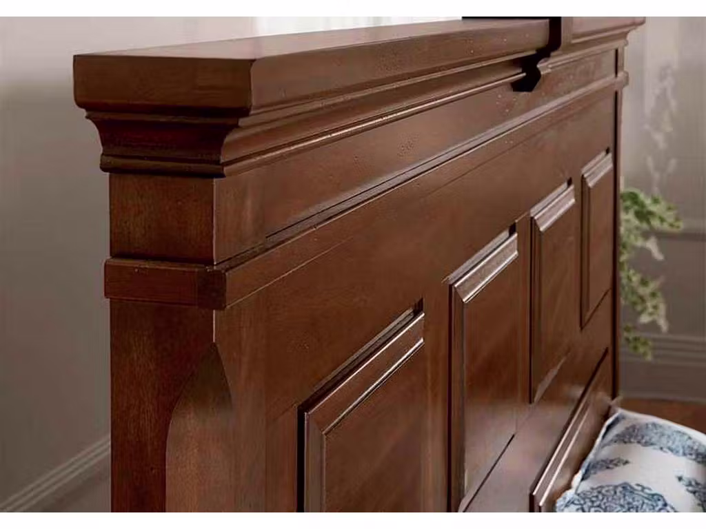 Artisan and Post 110-559-955-722 Heritage Queen Mansion Bed Amish Cherry Artisan and Post 110-559-955-722 Heritage Queen Mansion Bed Amish Cherry