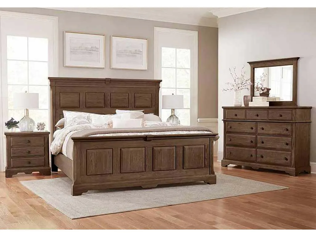 Artisan and Post 112-669-966-733-MS2 Heritage King Mansion Bed Cobblestone Oak Artisan and Post 112-669-966-733-MS2 Heritage King Mansion Bed Cobblestone Oak