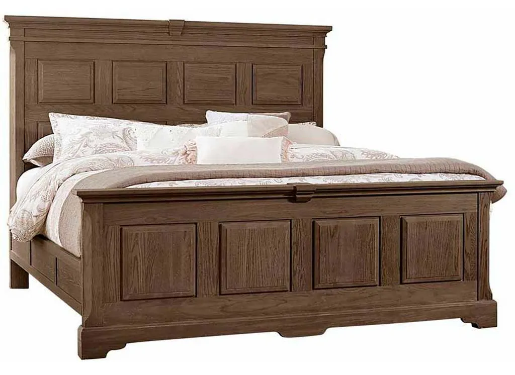 Artisan and Post 112-559-955-822 Heritage Queen Mansion Bed with Optional Decorative Side Rails Cobblestone Oak Artisan and Post 112-559-955-822 Heritage Queen Mansion Bed with Optional Decorative Side Rails Cobblestone Oak