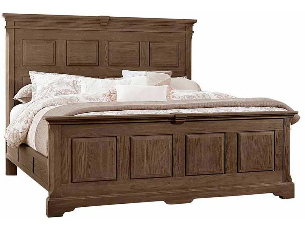 Artisan and Post 112-559-955-822 Heritage Queen Mansion Bed with Optional Decorative Side Rails Cobblestone Oak Artisan and Post 112-559-955-822 Heritage Queen Mansion Bed with Optional Decorative Side Rails Cobblestone Oak