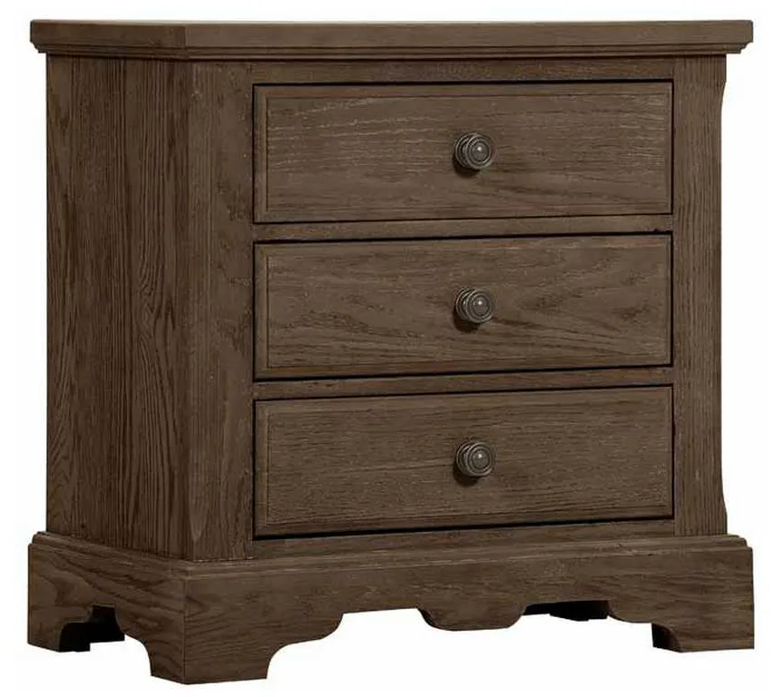 Artisan and Post 112-227 Heritage Night Stand 3 Drawer Cobblestone Oak Artisan and Post 112-227 Heritage Night Stand 3 Drawer Cobblestone Oak