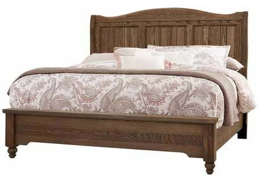 Artisan and Post 112-663-166-744-MS2 Heritage California King Sleigh Bed Cobblestone Oak Artisan and Post 112-663-166-744-MS2 Heritage California King Sleigh Bed Cobblestone Oak