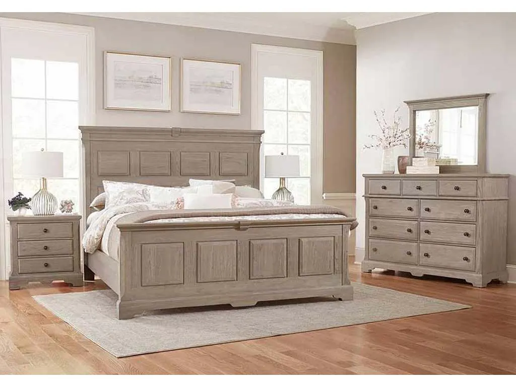 Artisan and Post 114-559-955-722 Heritage Queen Mansion Bed Greystone Artisan and Post 114-559-955-722 Heritage Queen Mansion Bed Greystone