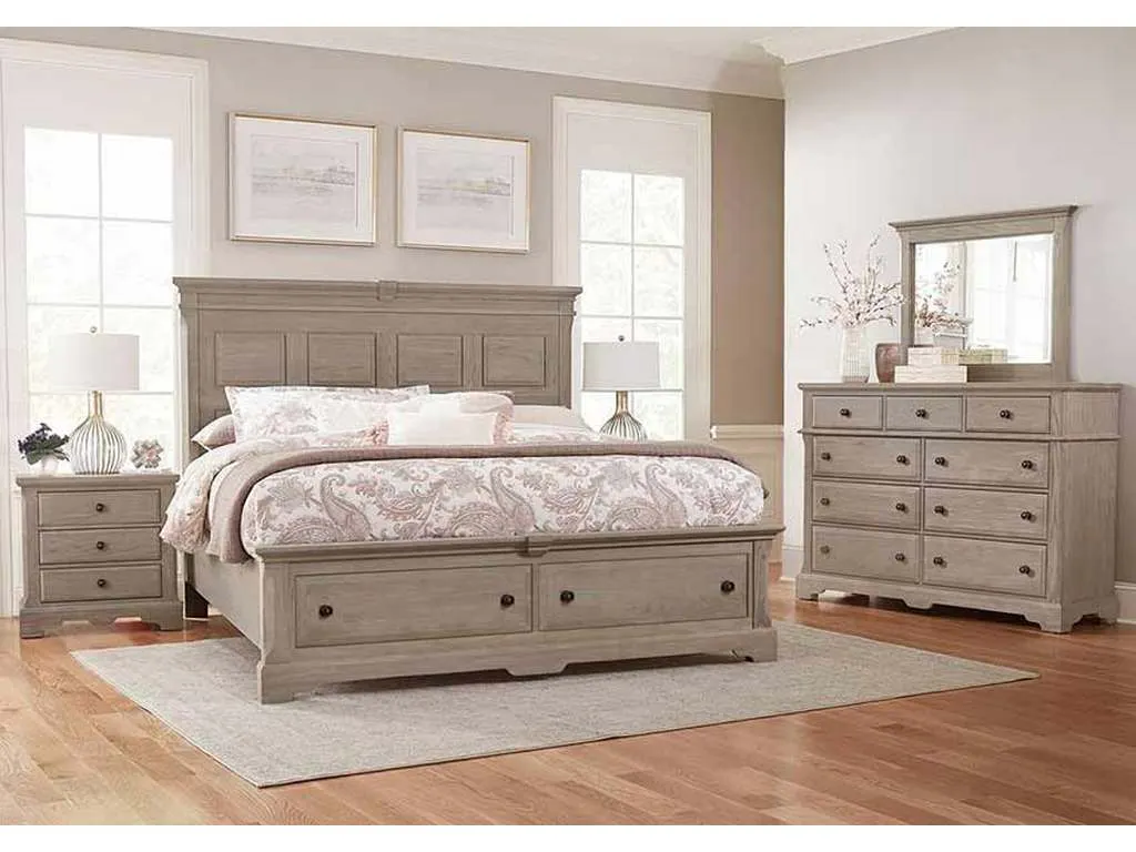 Artisan and Post 114-227 Heritage Night Stand 3 Drawer Greystone Artisan and Post 114-227 Heritage Night Stand 3 Drawer Greystone
