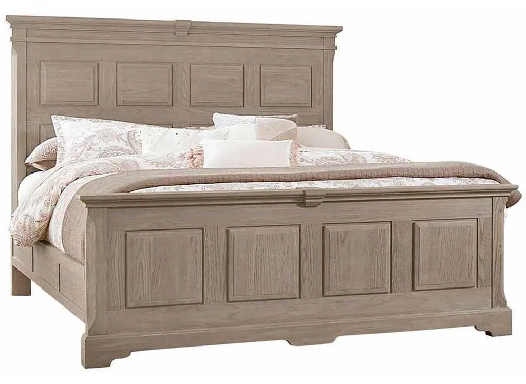 Artisan and Post 114-559-955-822 Heritage Queen Mansion Bed with Optional Decorative Side Rails Greystone Artisan and Post 114-559-955-822 Heritage Queen Mansion Bed with Optional Decorative Side Rails Greystone