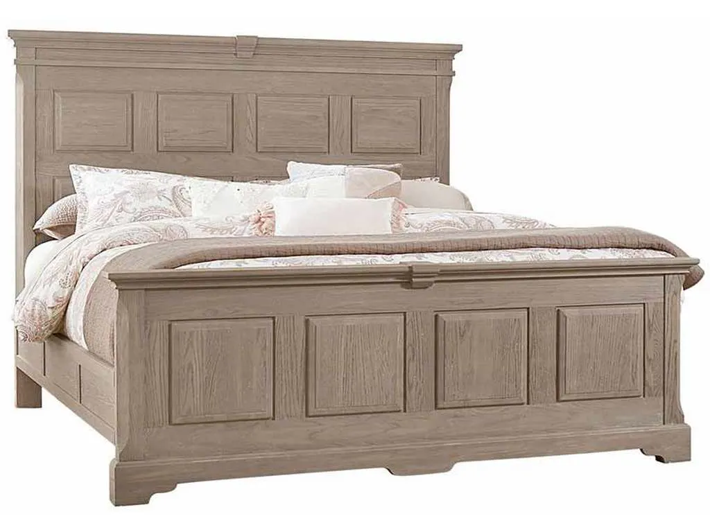 Artisan and Post 114-559-955-822 Heritage Queen Mansion Bed with Optional Decorative Side Rails Greystone Artisan and Post 114-559-955-822 Heritage Queen Mansion Bed with Optional Decorative Side Rails Greystone