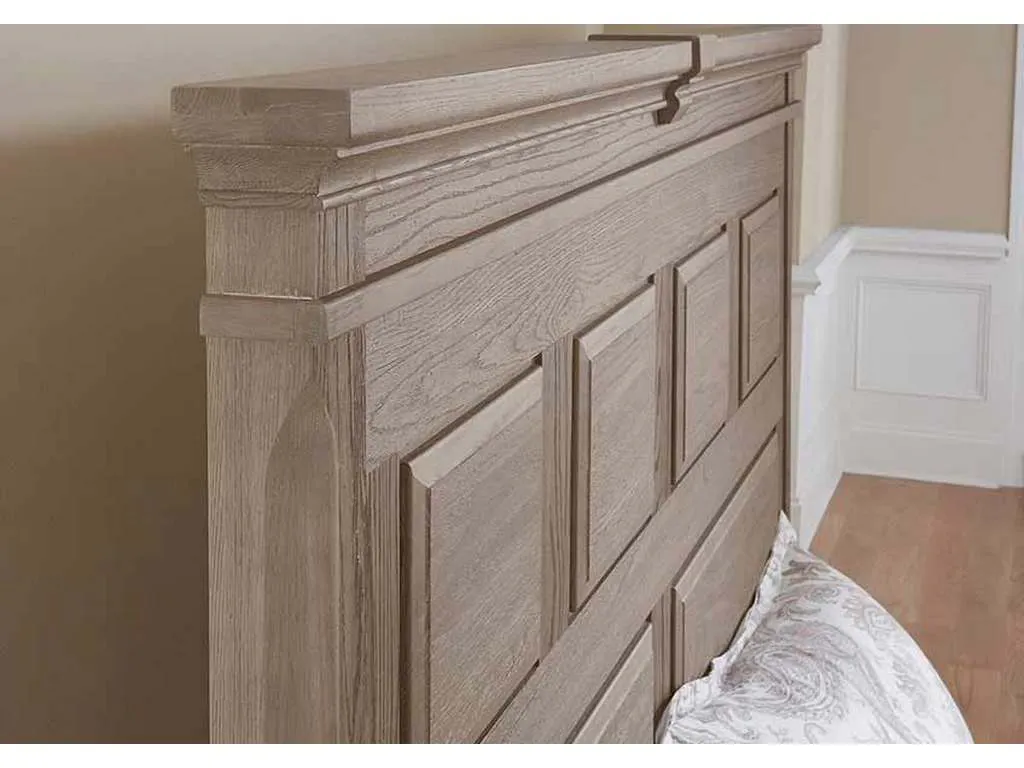 Artisan and Post 114-559-955-722 Heritage Queen Mansion Bed Greystone Artisan and Post 114-559-955-722 Heritage Queen Mansion Bed Greystone