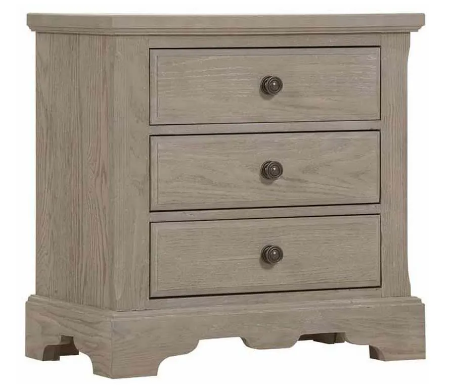 Artisan and Post 114-227 Heritage Night Stand 3 Drawer Greystone Artisan and Post 114-227 Heritage Night Stand 3 Drawer Greystone