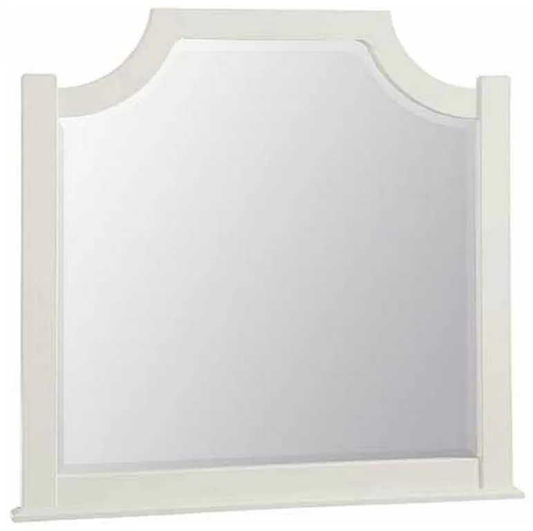 Artisan and Post 116-447 Maple Road Two-Tone Scalloped Mirror Soft White Natural Top Artisan and Post 116-447 Maple Road Two-Tone Scalloped Mirror Soft White Natural Top