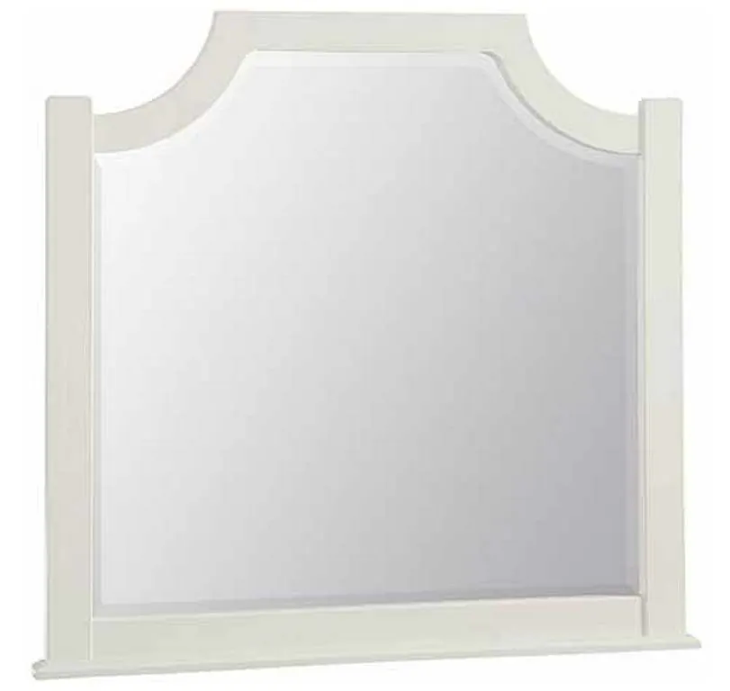 Artisan and Post 116-447 Maple Road Two-Tone Scalloped Mirror Soft White Natural Top Artisan and Post 116-447 Maple Road Two-Tone Scalloped Mirror Soft White Natural Top
