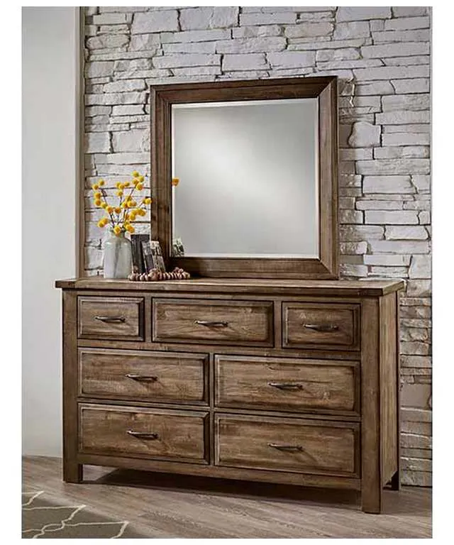 Artisan and Post 117-003 Maple Road Triple Dresser 7 Drawers Maple Syrup Artisan and Post 117-003 Maple Road Triple Dresser 7 Drawers Maple Syrup