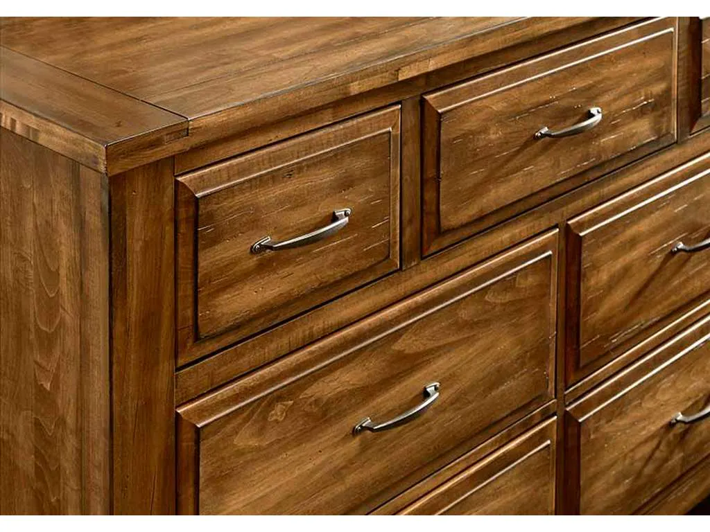 Artisan and Post 118-003 Maple Road Triple Dresser 7 Drawers Antique Amish Artisan and Post 118-003 Maple Road Triple Dresser 7 Drawers Antique Amish