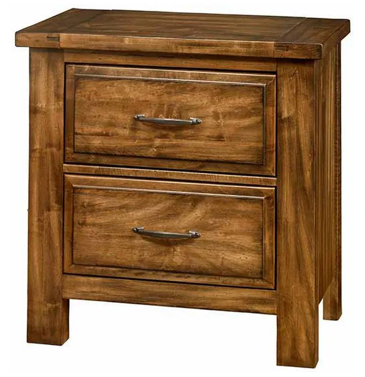Artisan and Post 118-227 Maple Road Night Stand 2 Drawers Antique Amish Artisan and Post 118-227 Maple Road Night Stand 2 Drawers Antique Amish