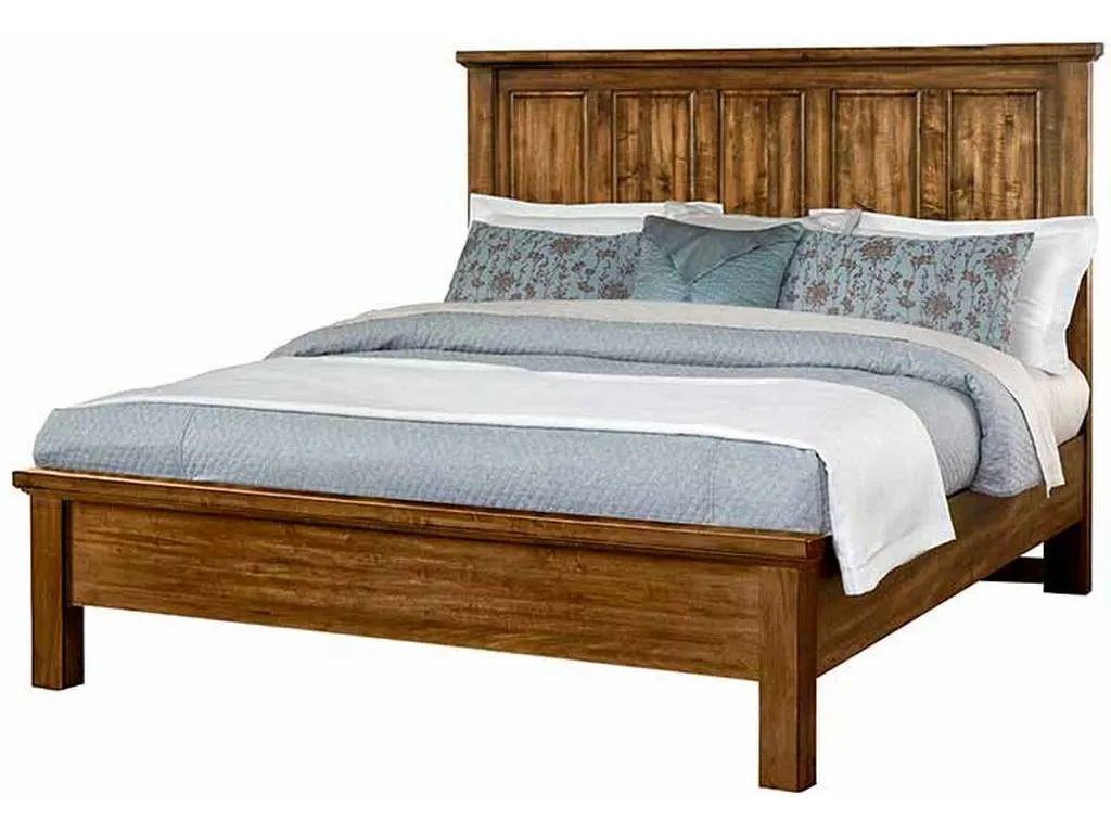 Artisan and Post 118-559-955-722 Maple Road Queen Mansion Bed with Low Profile Footboard Antique Amish