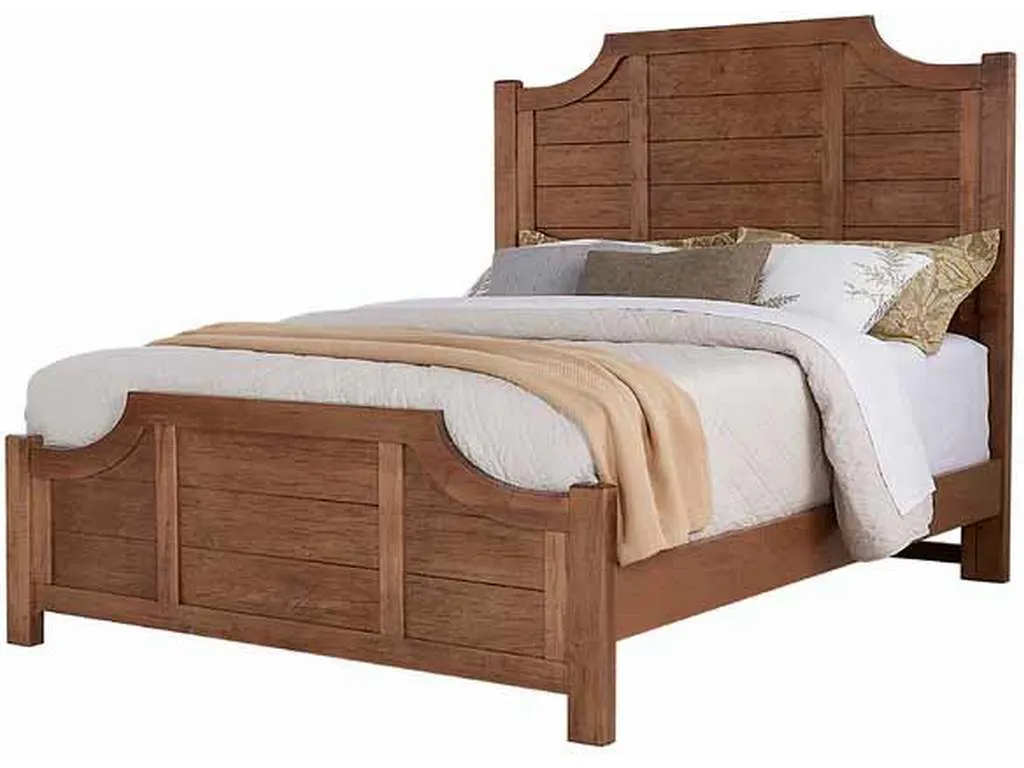 Artisan and Post 118-557-755-722 Maple Road Queen Scallop Bed Antique Amish
