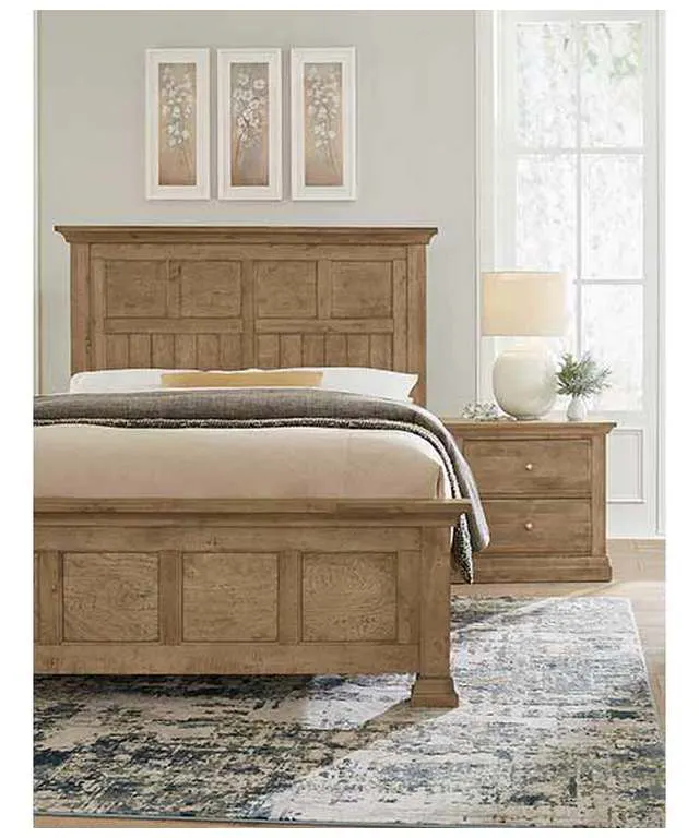 Artisan and Post 155-668-866-933-MS2 Carlisle King Window Pane Bed Warm Natural Artisan and Post 155-668-866-933-MS2 Carlisle King Window Pane Bed Warm Natural