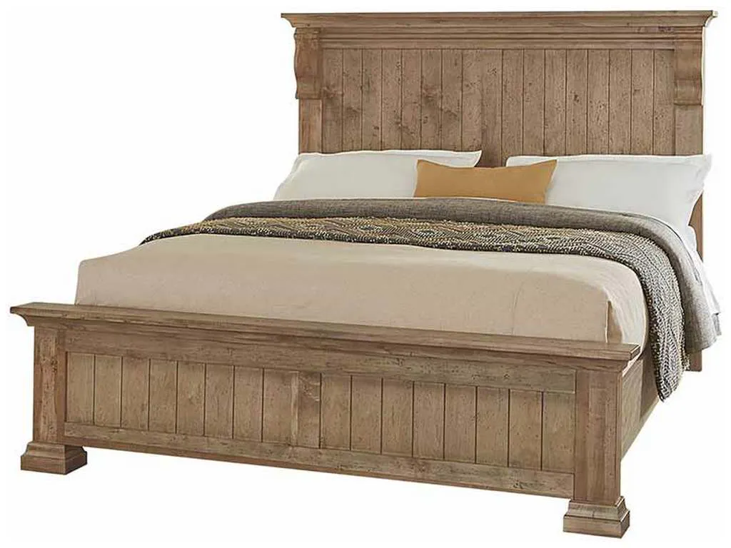 Artisan and Post 155-559-955-722 Carlisle Queen Corbel Bed Warm Natural