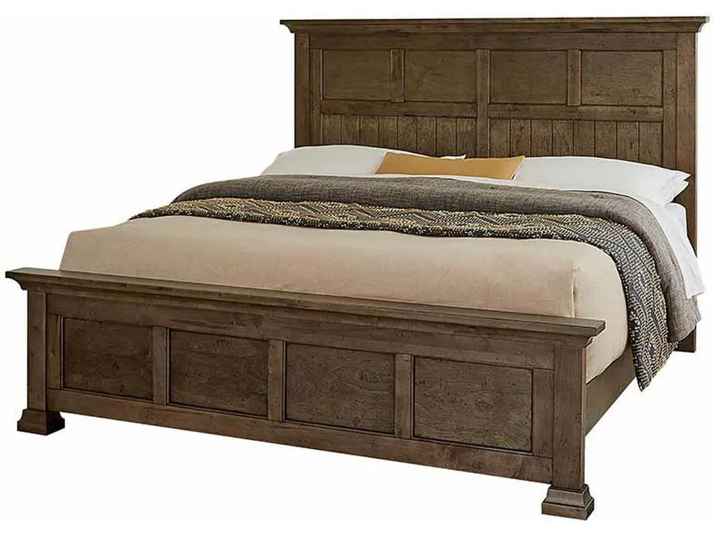 Artisan and Post 156-558-855-922 Carlisle Queen Window Pane Bed Dark Sable
