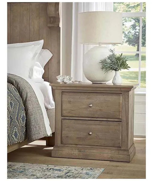 Artisan and Post 157-227 Carlisle Night Stand Natural Grey Artisan and Post 157-227 Carlisle Night Stand Natural Grey