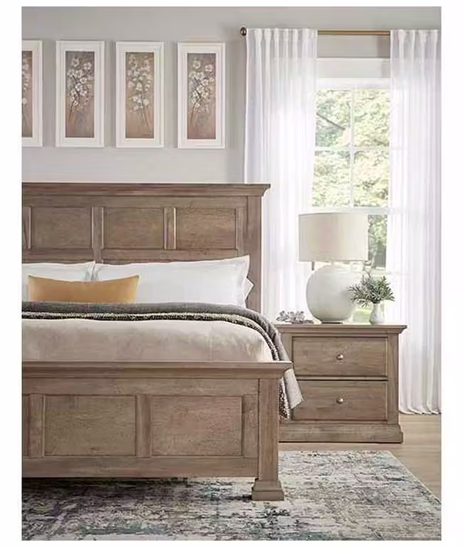 Artisan and Post 157-227 Carlisle Night Stand Natural Grey Artisan and Post 157-227 Carlisle Night Stand Natural Grey