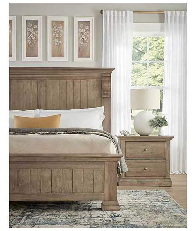 Artisan and Post 157-227 Carlisle Night Stand Natural Grey Artisan and Post 157-227 Carlisle Night Stand Natural Grey