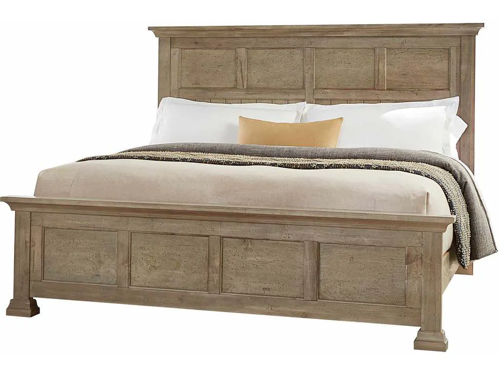 Artisan and Post 157-668-866-933-MS2 Carlisle King Window Pane Bed Natural Grey Artisan and Post 157-668-866-933-MS2 Carlisle King Window Pane Bed Natural Grey