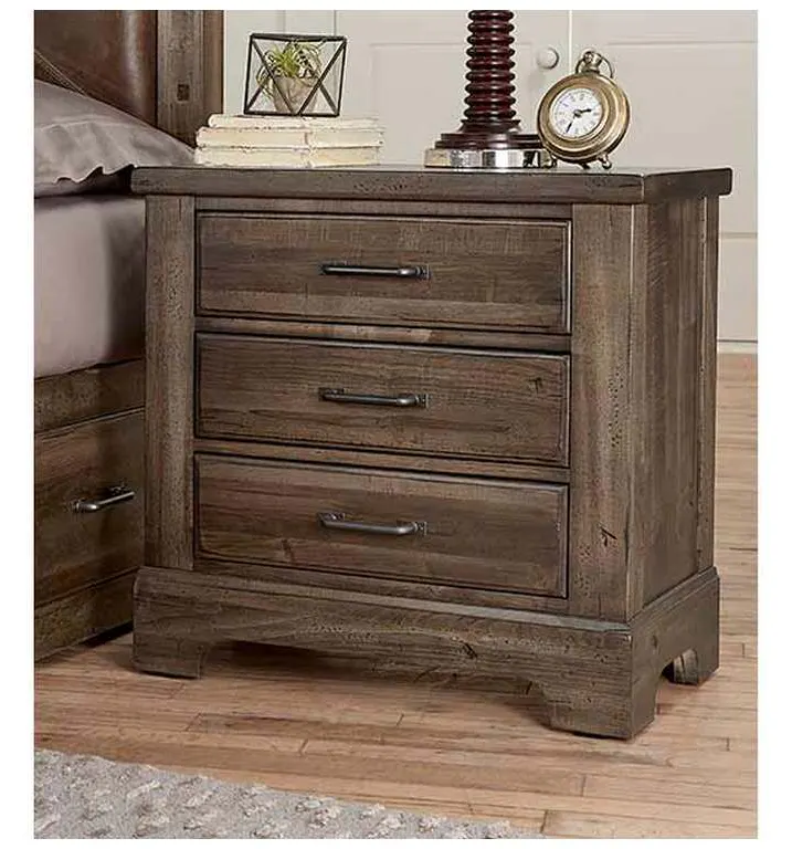 Artisan and Post 170-227 Cool Rustic Nightstand 3 Drawers Mink Artisan and Post 170-227 Cool Rustic Nightstand 3 Drawers Mink