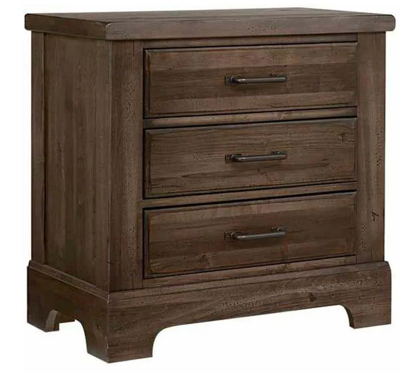 Artisan and Post 170-227 Cool Rustic Nightstand 3 Drawers Mink Artisan and Post 170-227 Cool Rustic Nightstand 3 Drawers Mink