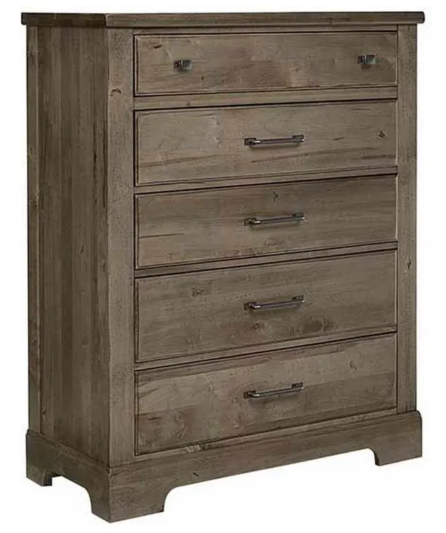 Artisan and Post 172-115 Cool Rustic Chest 5 Drawers Stone Grey Artisan and Post 172-115 Cool Rustic Chest 5 Drawers Stone Grey