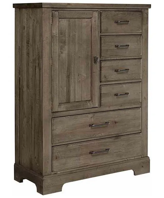 Artisan and Post 172-117 Cool Rustic Standing Chest 6 Drawers with 1 Door Stone Grey Artisan and Post 172-117 Cool Rustic Standing Chest 6 Drawers with 1 Door Stone Grey